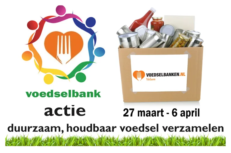 Voedselbank actie duurzame/houdbare goederen inzamelen