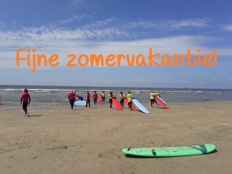 Fijne zomervakantie