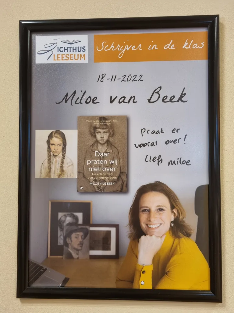 Schrijversbezoek Miloe van Beek