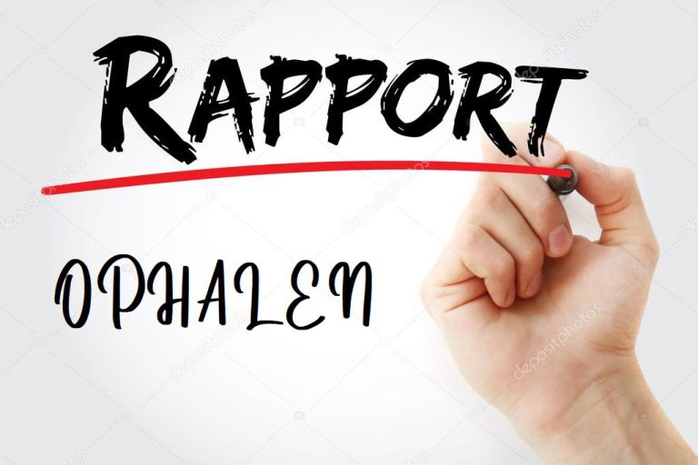 Rapport ophalen – vrijdag 21 juli