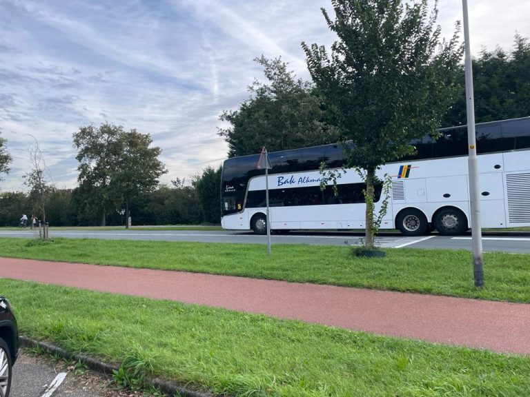 Aankomst bus Valkenswaard